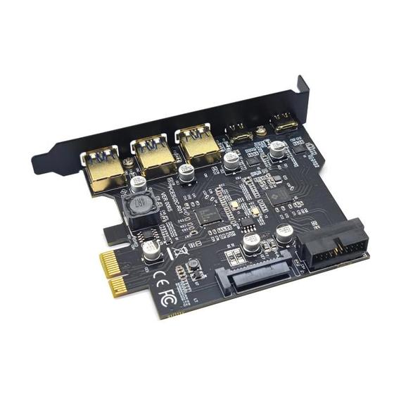 Imagem de Adaptador USB 3.2 Gen1 Tipo C para PCI Express - Hub com Multiplicador Riser