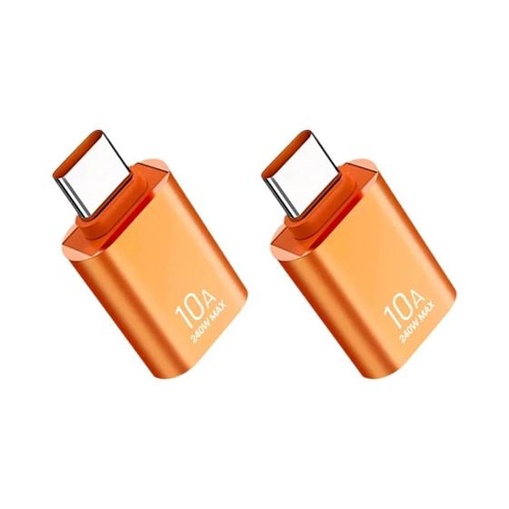 Imagem de Adaptador USB-A para USB-C 10A OTG NNBILI - Conversor Tipo C para USB 3.0 (Compatível com Xiaomi e MacBook)
