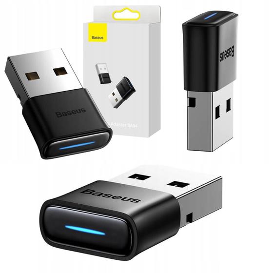 Imagem de Adaptador USB Bluetooth 5.0 Mini Receptor Transmissor Para Pc Notebook Preto
