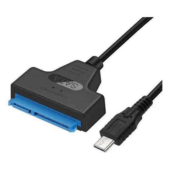 Imagem de Adaptador Usb-C 3.0 Para Sata Hd Externo / Ssd 2,5 2.5 Usb-C