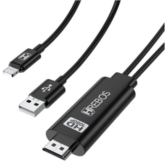 Imagem de Adaptador Usb-c Hdmi  Hdtv Hs-153 Cabo TPE forte e durável