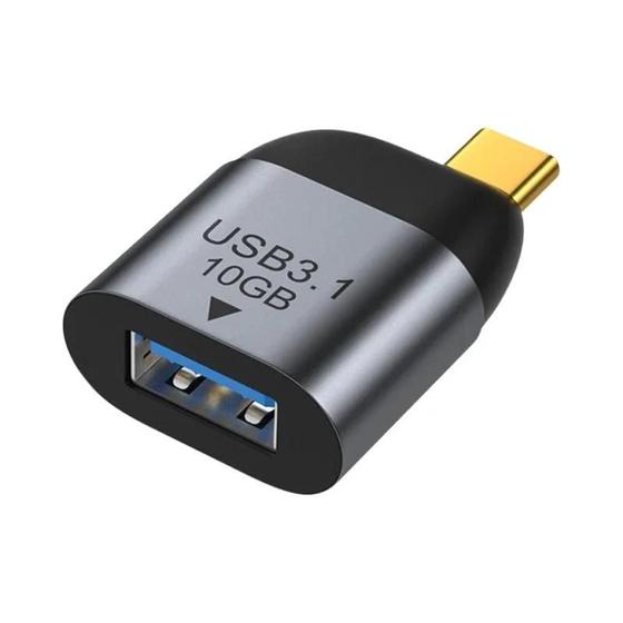 Imagem de Adaptador USB-C para USB 3.1 OTG - Macho/Fêmea para PC, Laptop e Disco Rígido