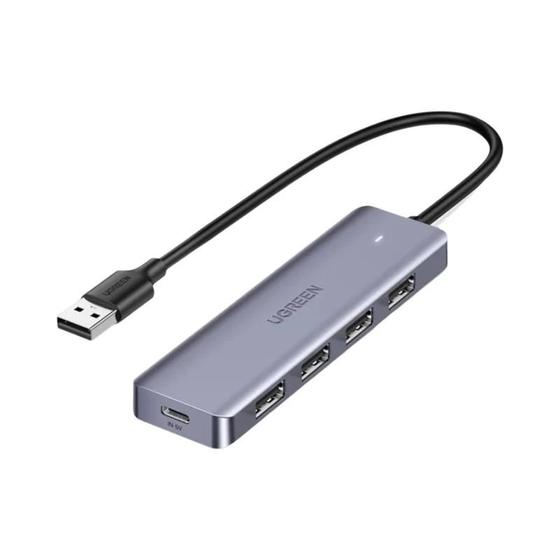 Imagem de Adaptador USB-C Ugreen 4 Portas USB 3.0 - Compatível com Macbook, iPad Pro e Samsung Galaxy