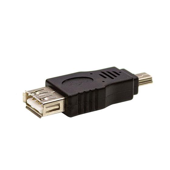 Imagem de Adaptador Usb Fêmea Para Mini Usb Macho