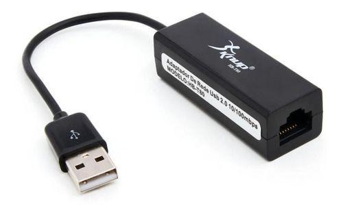 Imagem de Adaptador USB Para Cabo de Rede Rj45 Placa Rede Externo Conectar Ligar Internet Notebook