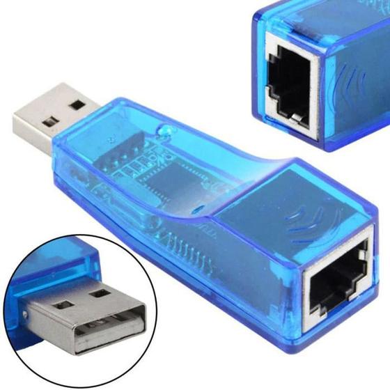 Imagem de Adaptador Usb Para Rj45 Substitui a Placa de Rede Cat5e