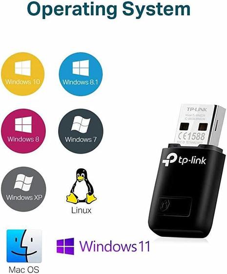 Imagem de Adaptador Usb Sem Fio Tp Link Tl-Wn-823N Wi-Fi