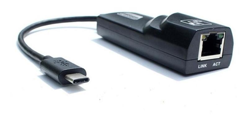 Imagem de Adaptador Usb Tipo C 3.1 P Rede Rj45 Gigabit 10/100/1000Mbps