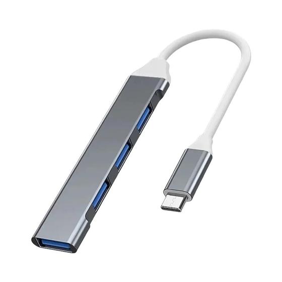 Imagem de Adaptador USB Tipo C para 4 Portas USB 3.1 - Multiportas para Samsung, Macbook, Pro, Air e PC