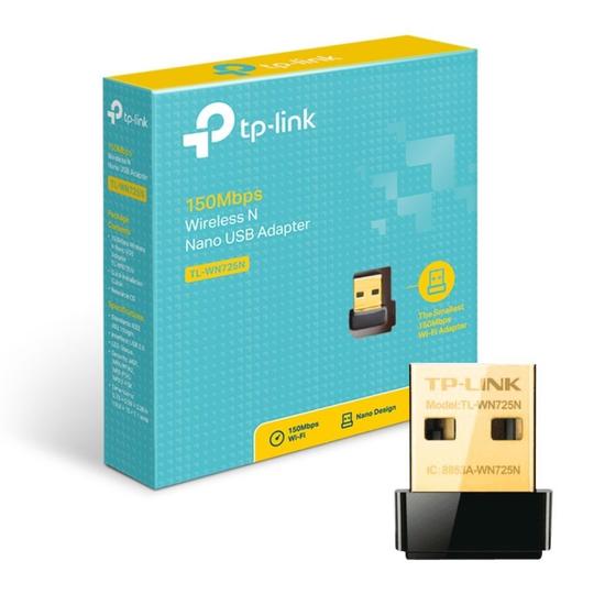 Imagem de Adaptador Usb Wireless Nano N 150mbps Tl-Wn725n - TP-Link