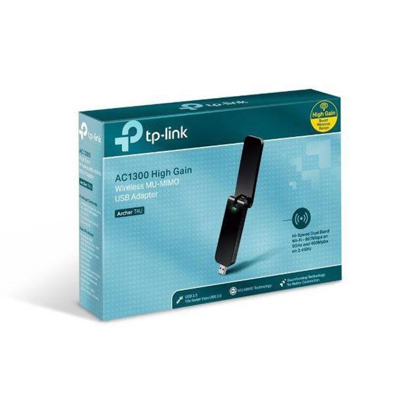 Imagem de Adaptador USB Wireless TP-Link Archer T4U AC1300 Dual Band 2,4/5Ghz