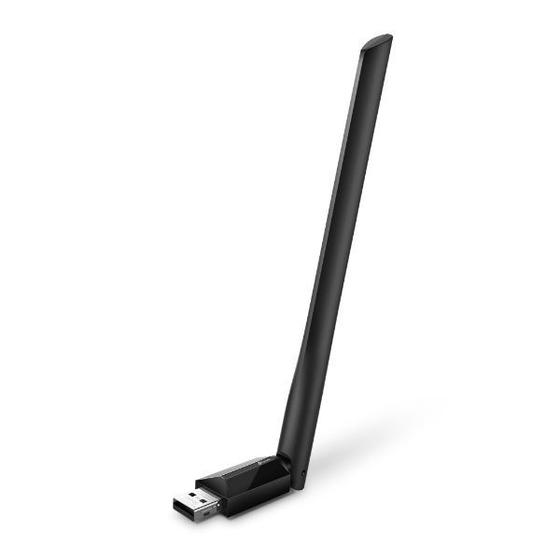 Imagem de Adaptador USB Wireless TP-Link T2U Plus AC600 Dual Band 2,4/5GHz C/ 1 Antena 5dBi
