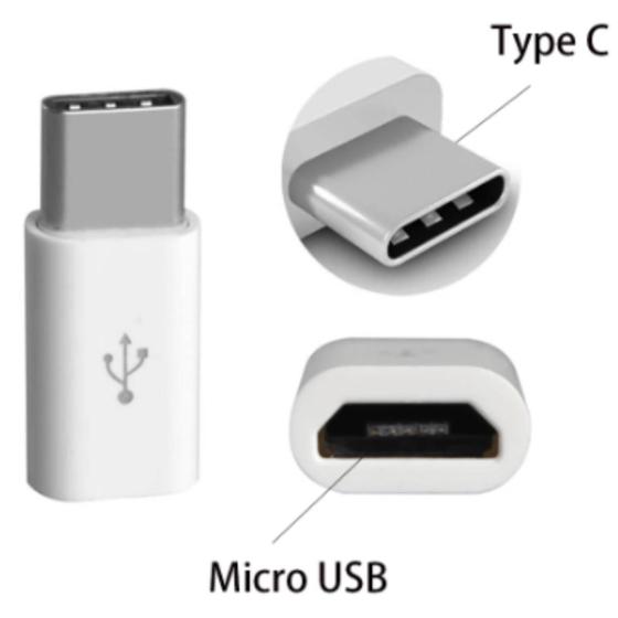 Adaptador V8 Micro Usb X Tipo C Menor preço em Adaptador V8 Micro Usb X Tipo C