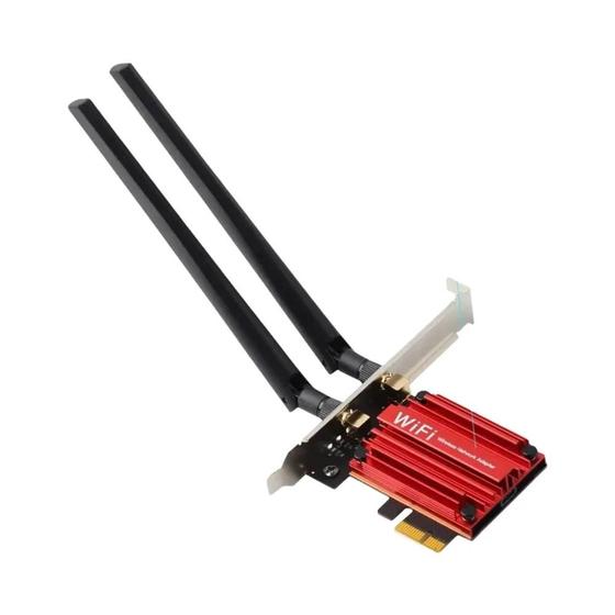 Imagem de Adaptador Wi-Fi 6 AX1800 PCIe - Dual Band 2.4G/5GHz, 1800Mbps, Bluetooth 5.2