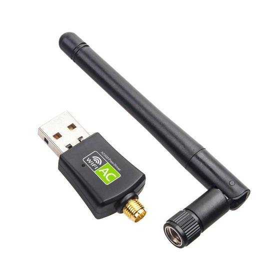 Imagem de Adaptador Wifi Dougle Com Antena Dual Band 2.4/5ghz 600mbps