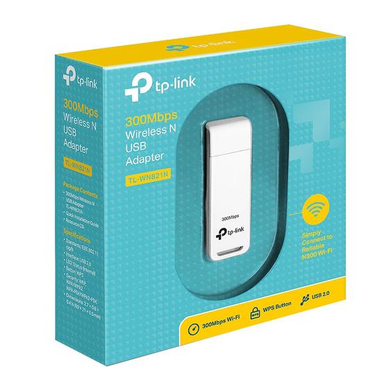 Imagem de Adaptador Wifi Usb Tp-Link TL-WN821N Atheros USB / 2.4GHz - 300Mbps