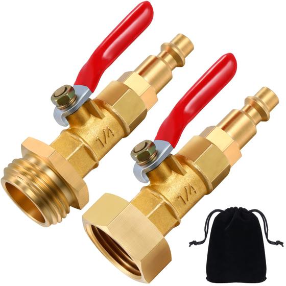 Imagem de Adaptador Winterize Blowout Hotop Brass com 1/4" macho x 3/4" GHT