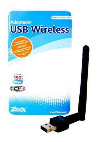 Imagem de Adaptador Wireless Usb Compatível c/ Receptor 150n