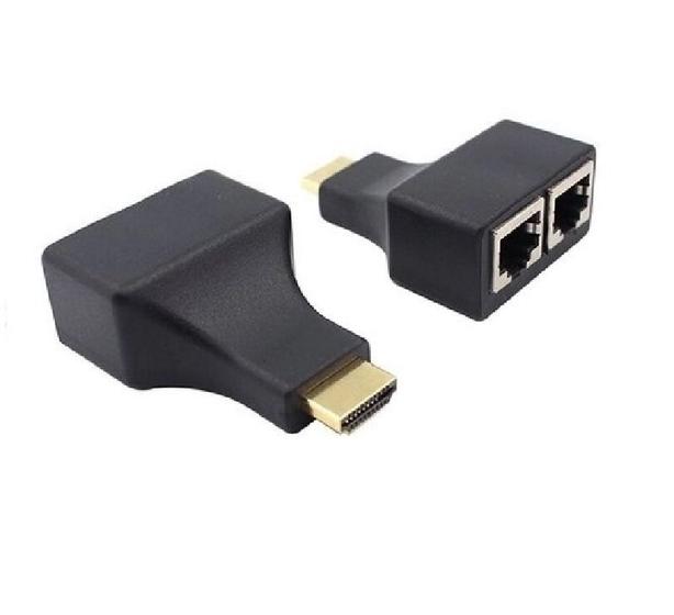 Imagem de Adaptadores De Rede Md9 Extensor Hdmi 3D 30Mt Via Cabo De Rede Utp Rj45 Cat5E/6 - Rj45 - 7872