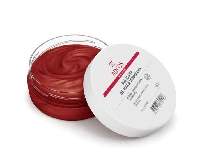 Adcos Máscara Facial de Maça Vermelha Refrescante 150g Máscara Facial