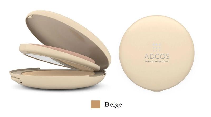 Imagem de Adcos Pó Compacto com Ácido Hialurônico FPS50 Cor Beige 9601