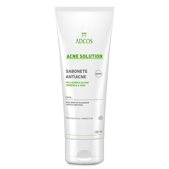 Imagem de Adcos Profissional Acne Solution Sabonete Antiacne 120ml 