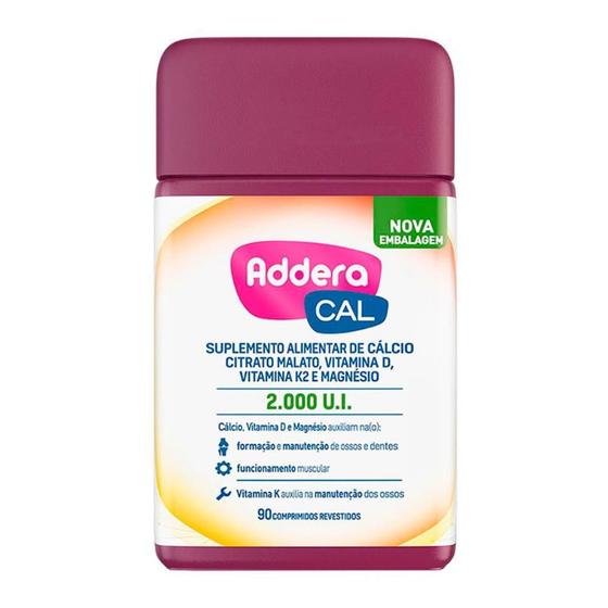 Imagem de Addera cal 2000ui com 90 comprimidos