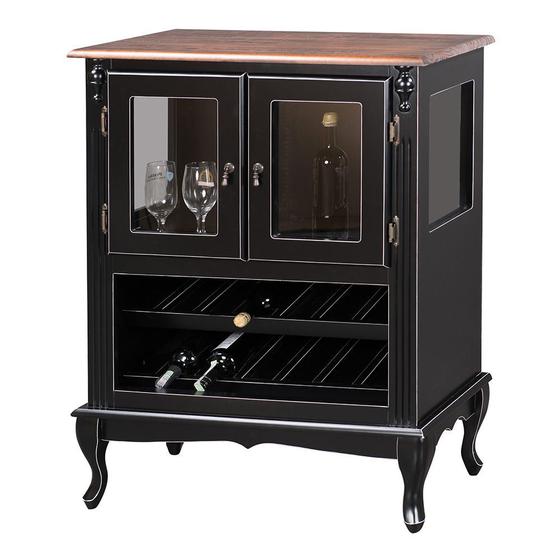 Adega Baixa Antique com 2 Portas de Madeira Luiz XV - 1015 é boa?