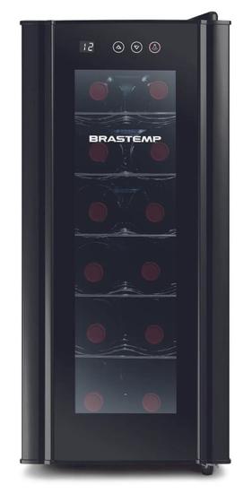 Imagem de Adega Brastemp para 12 Garrafas com Painel Eletrônico Touch Preto 220V