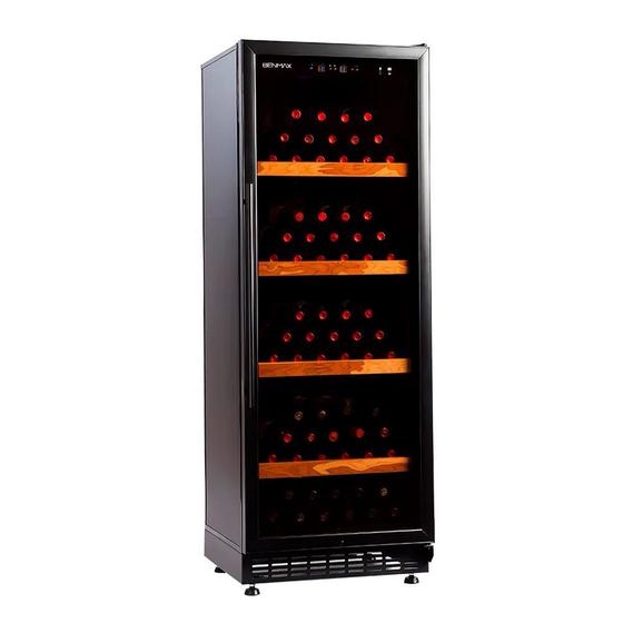 Adega Benmax Preto - 120 Garrafas - 110v - Bac120