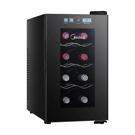 Adega Climatizada de Vinho 8 Garrafas Bivolt Midea Imagem de Adega Climatizada de Vinho 8 Garrafas Bivolt Midea