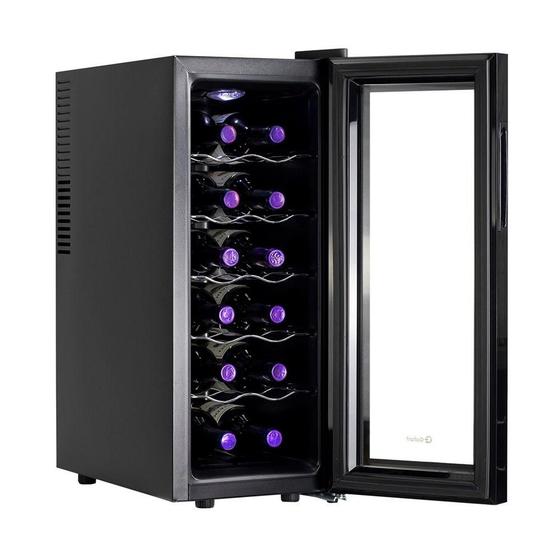 Adega Climatizada Gallant Milano 35L 12 Garrafas Preta 220V Menor preço em Adega Climatizada Gallant Milano 35L 12 Garrafas Preta 220V