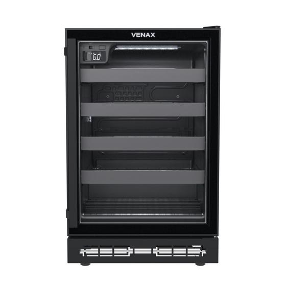Adega Venax Preto - 24 Garrafas - 110v - Cave In 100