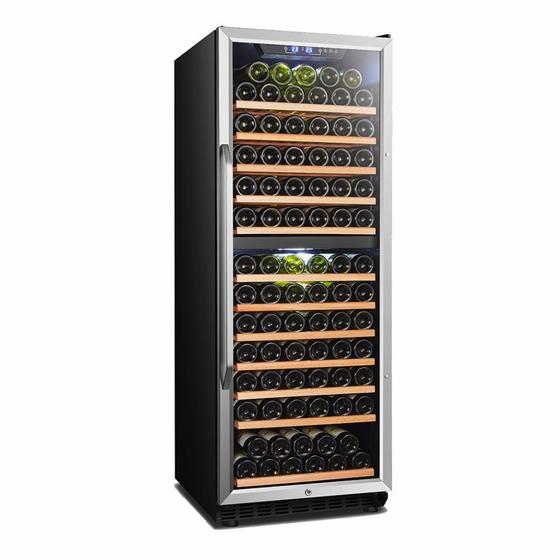 Imagem de Adega de vinho climatizada 133 garrafas dual zone compressor 220v