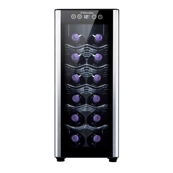Adega Electrolux 12 Garrafas com LED 1 Portas