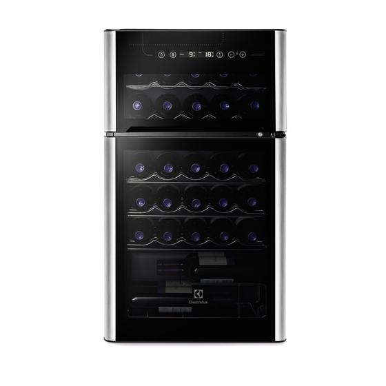 Imagem de Adega Electrolux 29 Garrafas 2 Portas Dual Zone e Acabamento Inox (ACD29)