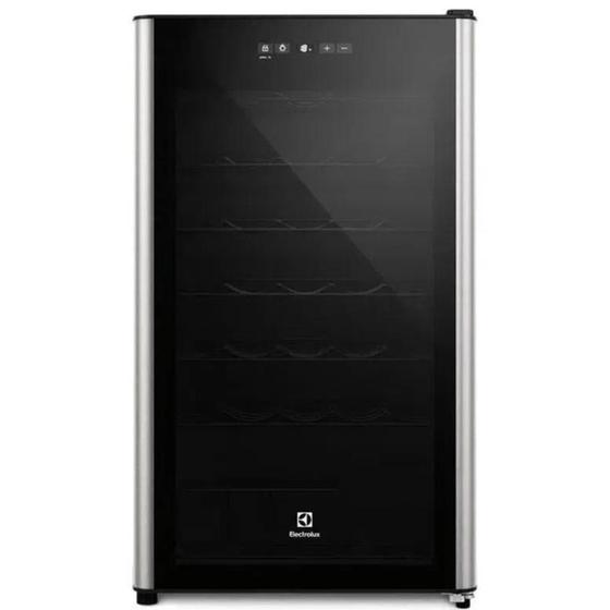 Adega Electrolux 34 Garrafas Preta WSF34 110V 01362WBA135 Menor preço em Adega Electrolux 34 Garrafas Preta WSF34 110V 01362WBA135