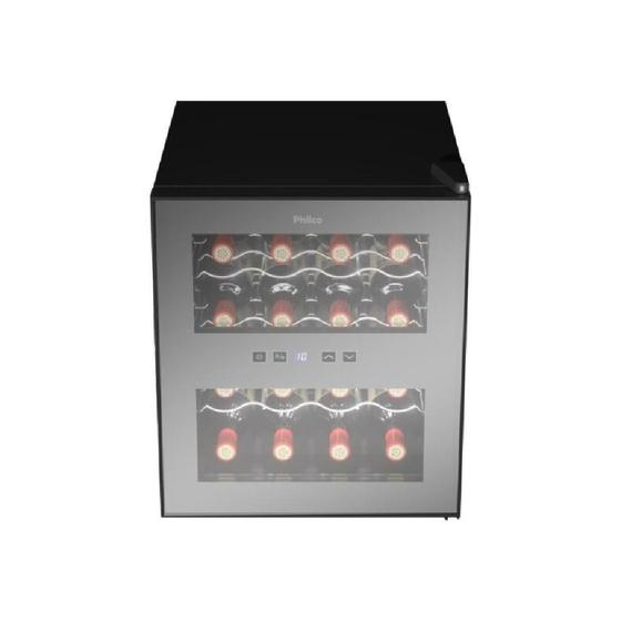 Adega Philco 16 Garrafas Display Digital Preto PAD16E - Bivolt Imagem de Adega Philco 16 Garrafas Display Digital Preto PAD16E - Bivolt