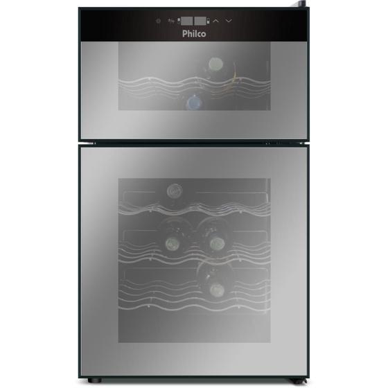 Adega Philco 24 Garrafas 69L Display Digital Bivolt PAD24DZ