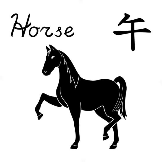 Adesivo per Auto -Cowgirl with Horse - 210x130 mm roso