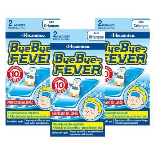 Imagem de Adesivo Alívio Da Febre Bye Bye Fever Criança 2 Pacotes 2