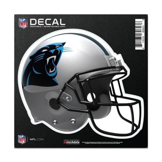 Imagem de Adesivo All Surface Capacete Nfl Carolina Panthers