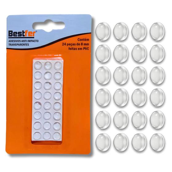 Adesivo Anti Impacto 24 Peças Gota Silicone 8mm Mesa Vidro Menor preço em Adesivo Anti Impacto 24 Peças Gota Silicone 8mm Mesa Vidro