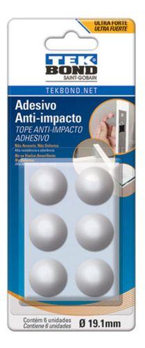 Imagem de Adesivo Anti-Impacto Gota 19,1mm C/6 Peças - Tekbond