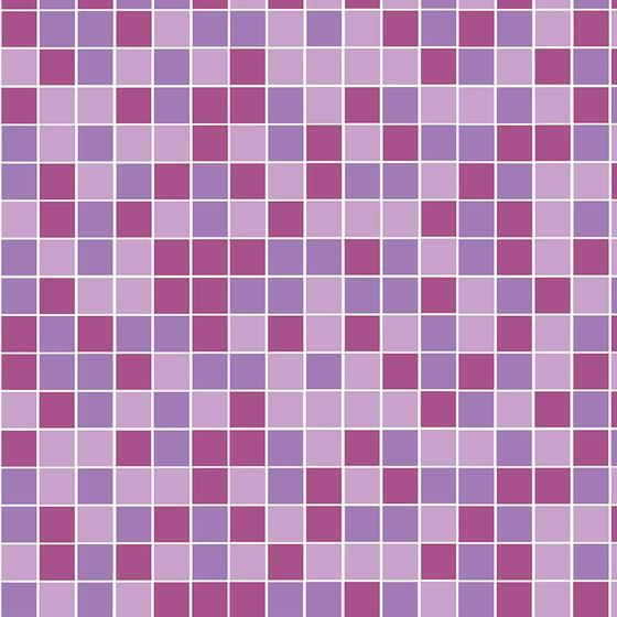 Imagem de Adesivo Azulejo Pastilhas Em Tons De Rosa E Branco Para Cozinha