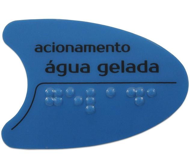 Imagem de Adesivo Botão Lateral Azul Para Bebedouro BDF IBBL Original