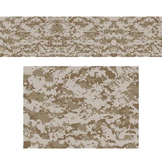 Imagem de Adesivo Camuflado Digital Desert Camo Marrom Bege 2,00X0X50