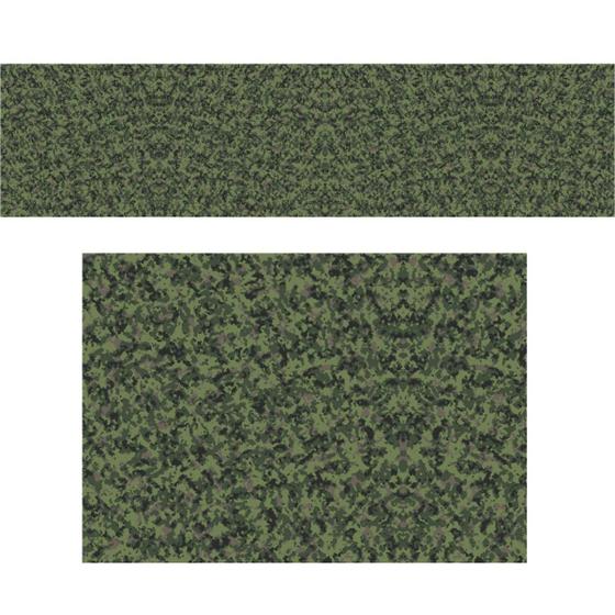 Imagem de Adesivo Camuflado Lawn Relvado Gramado Verde Camo 2,00X0,50