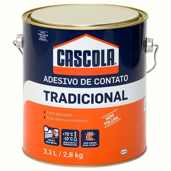 Imagem de Adesivo Cascola Tradicional Sem Toluol 2,8kg Loctite 1406652