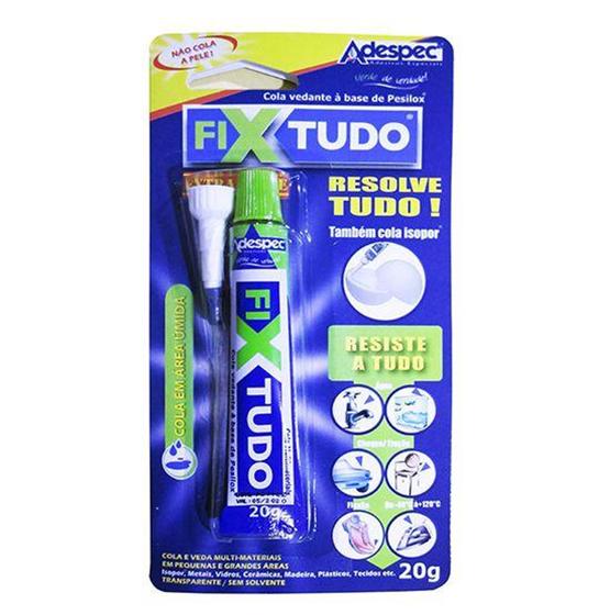 Imagem de Adesivo / cola fix tudo extra forte adespec multiuso 20g na cartela - TEK BOND